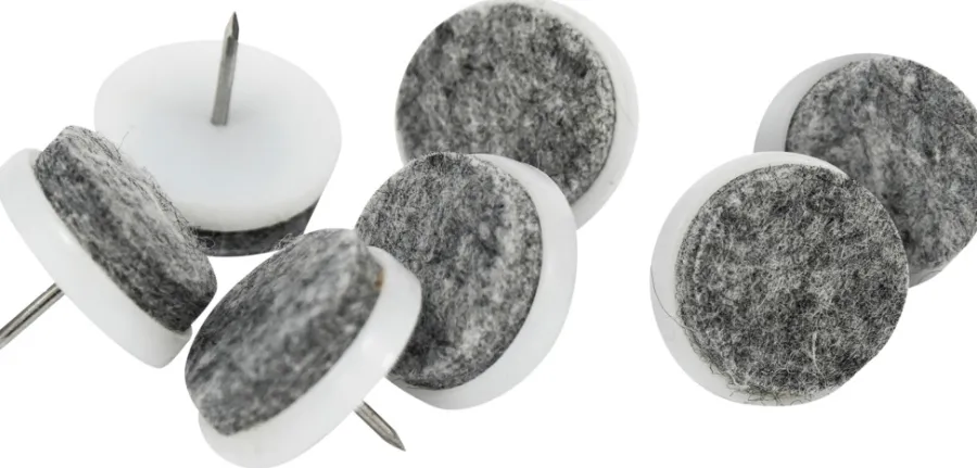 Outlet Home it Møbelknotter med spiker Ø28 mm grå - 8 stk.
