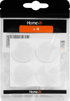 Online Home it Møbelknotter selvklebende Ø35 mm hvit - 4 stk.