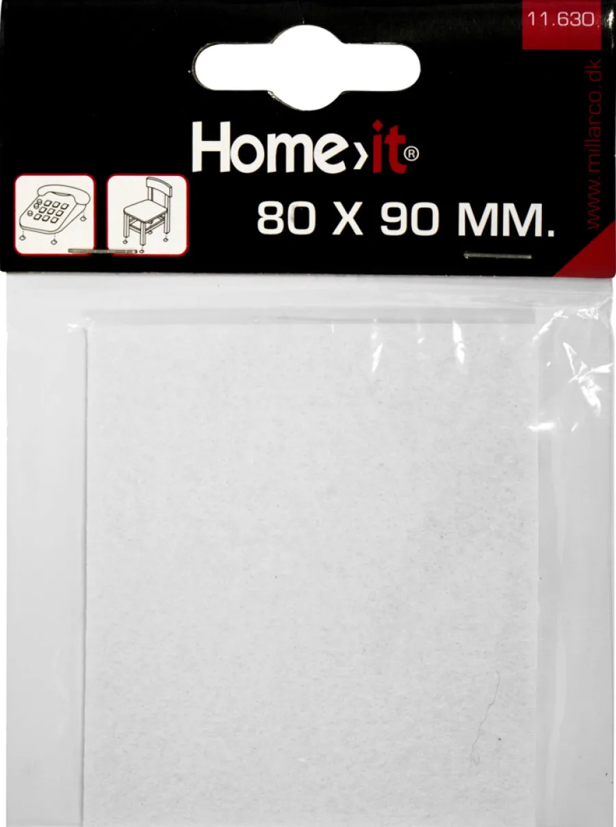 Best Home it Møbelknott selvklebende 80 x 90 mm hvit