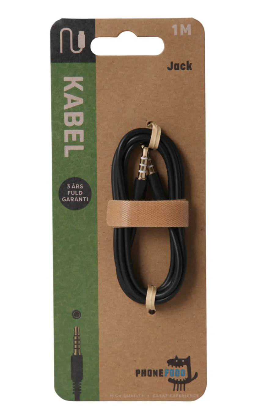 Best PhoneFood Mini jack til mini jack kabel – 1 meter
