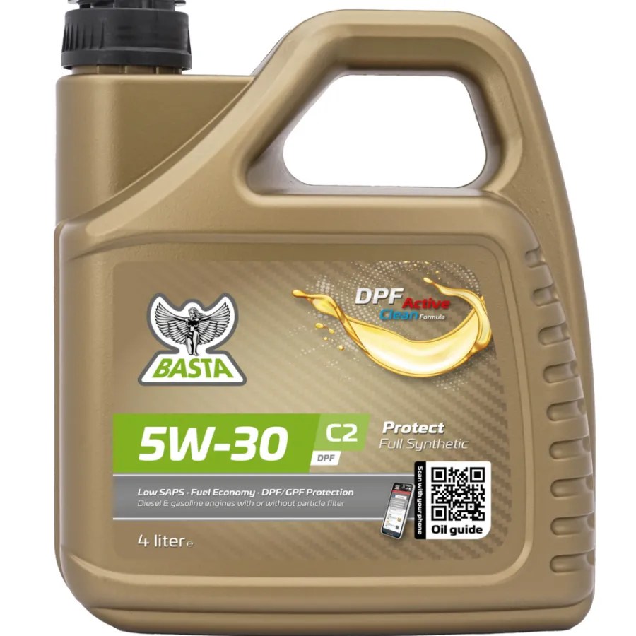 Best Basta Motorolje 5W-30 C2 fullsyntetisk - 4 liter