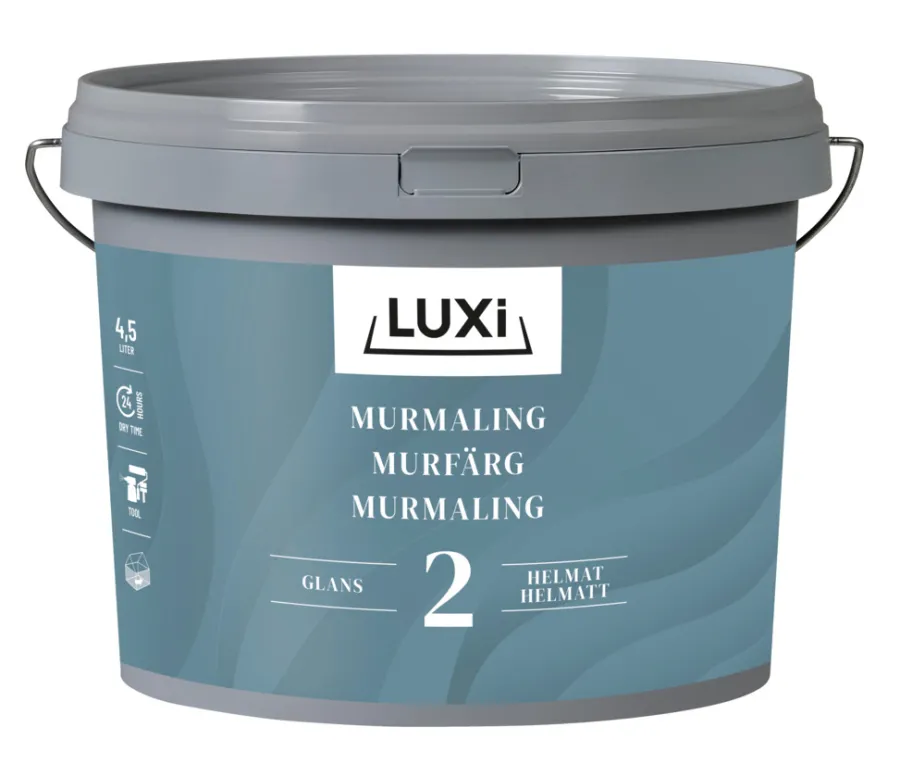 Hot Luxi Murmaling klassisk grå 4,5 liter - Klassisk grå (NCS-kode s2502-b)