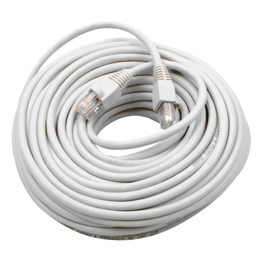 Discount Elworks Nettverkskabel 20 meter hvit