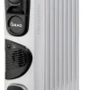 Clearance Grad Oljeradiator - 9 ribber og 3 varmetrinn