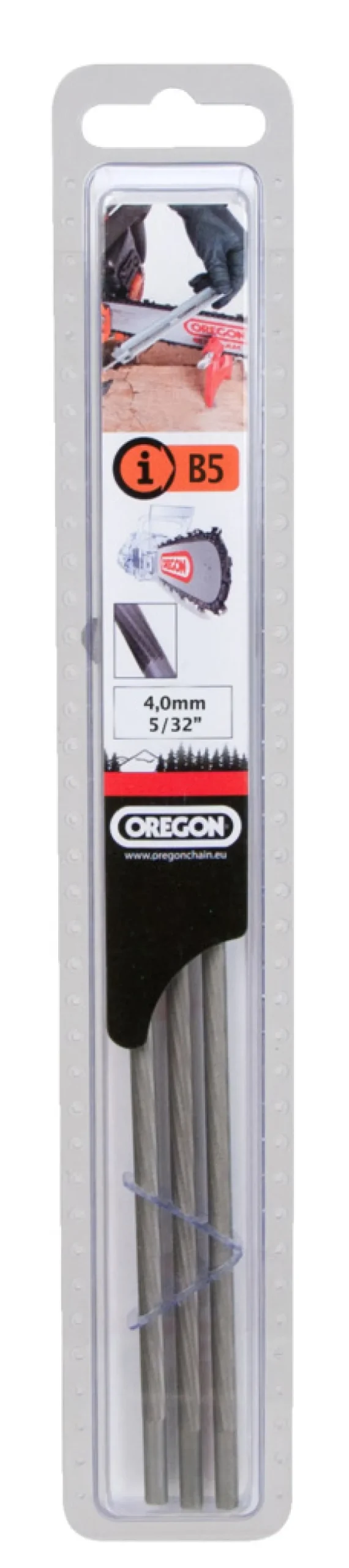 Hot Oregon rundfil 4 mm til 3/8" sagkjeder - 3 stk.