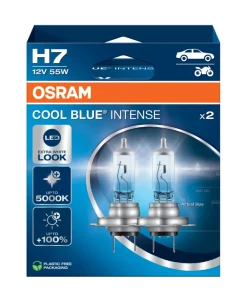 Online Osram bilpære H7 Cool Blue Intense - 2 stk.