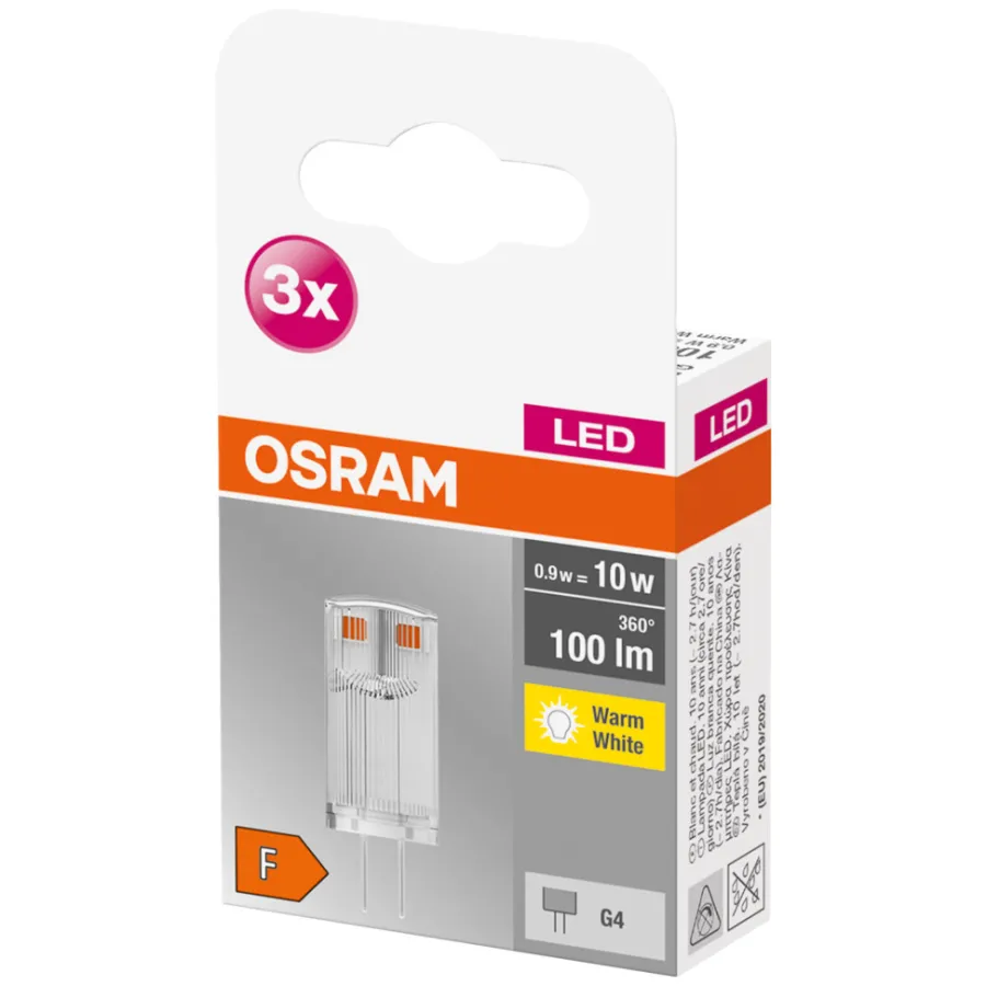 Hot Osram LED Base Special Pin G4 0,9 W 3-pk.