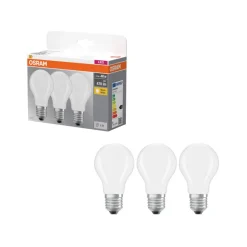 Clearance Osram LED-pære STD matt E27 4,2 W 3-pk.