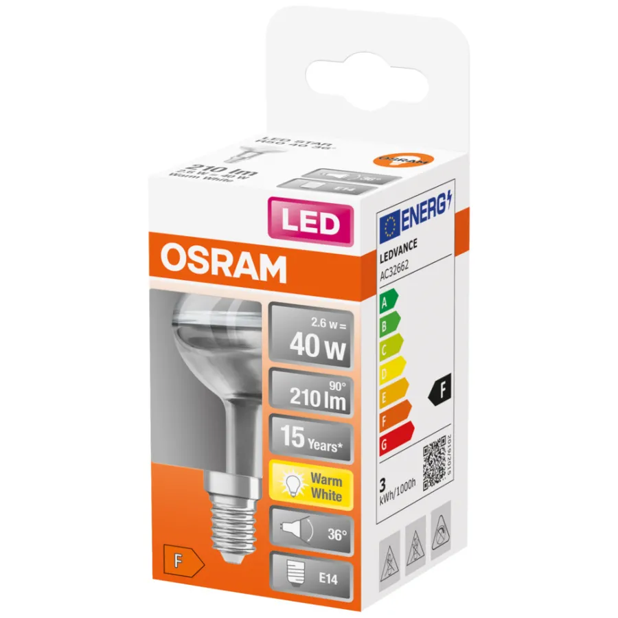 Online Osram LED reflektor R50 spot E14 2,6 W