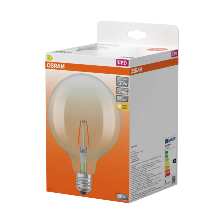 Online Osram LED Star Classic globepære E27 2,5W