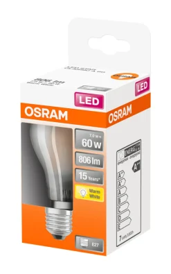 Best Osram LED Star Classic matt standardpære E27 6,5 W