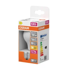 New Osram LED Superstar Classic matt standard dimbar E27 7 W