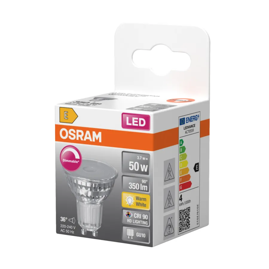 Discount Osram LED Superstar dimbar GU10 3,7 W