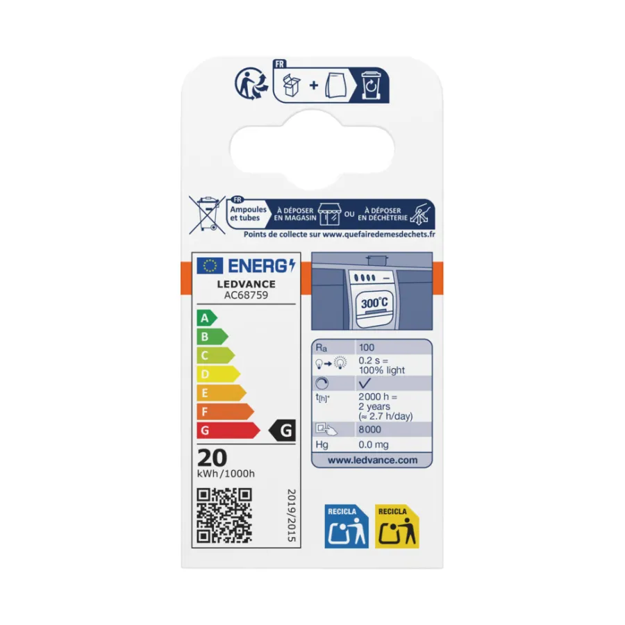 Hot Osram ovnspære G4 20 W 2-pk.