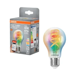 Hot Osram SMART+ klar filamentpære RGBW E27 4,8 W