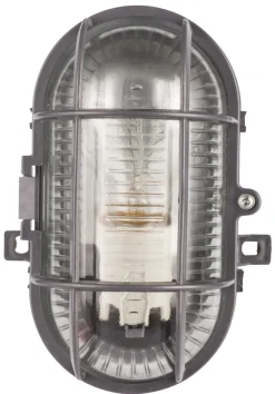 New Oval vegglampe Grå