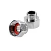 Discount Overgangssett 1/2" x 3/8" krom