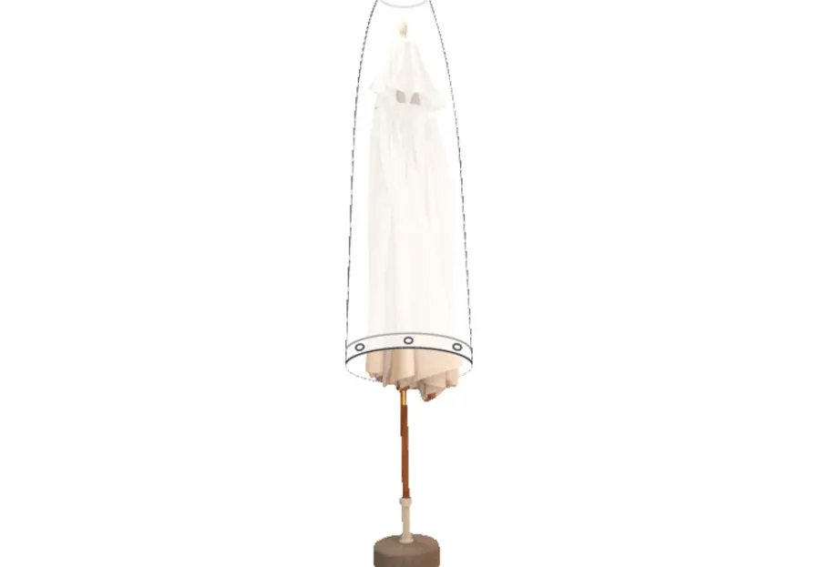 Online Sunlife Overtrekk markedsparasoll klar plast 195 cm - ®