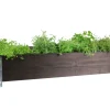New Scan-Pot Pallekarm svartbeiset 19 mm, 80 x 120 x 20 cm
