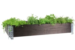 New Scan-Pot Pallekarm svartbeiset 19 mm, 80 x 120 x 20 cm