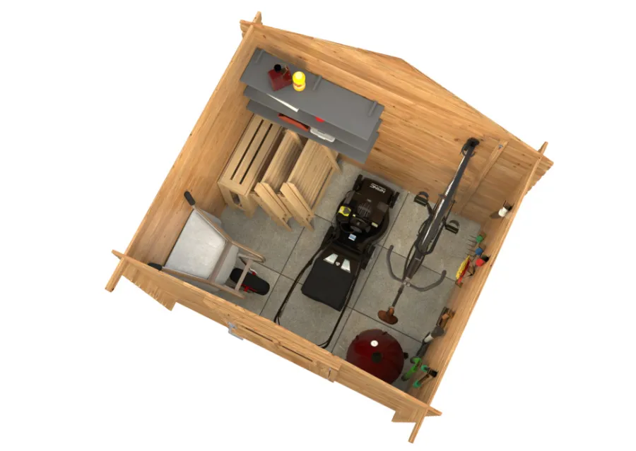 New Palmako redskapsbod Peter 1 206 x 176 cm