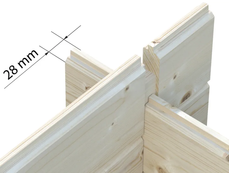 Sale Palmako redskapsbod Petra 1 – 250 x 250 cm