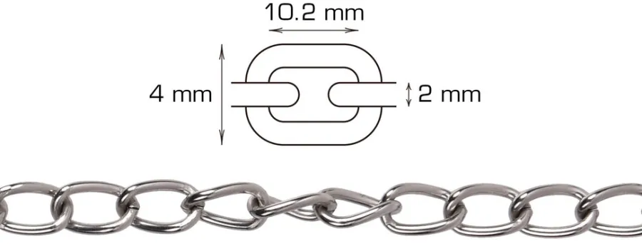 Hot Home it Panserkjetting 2 meter x 2,0 mm