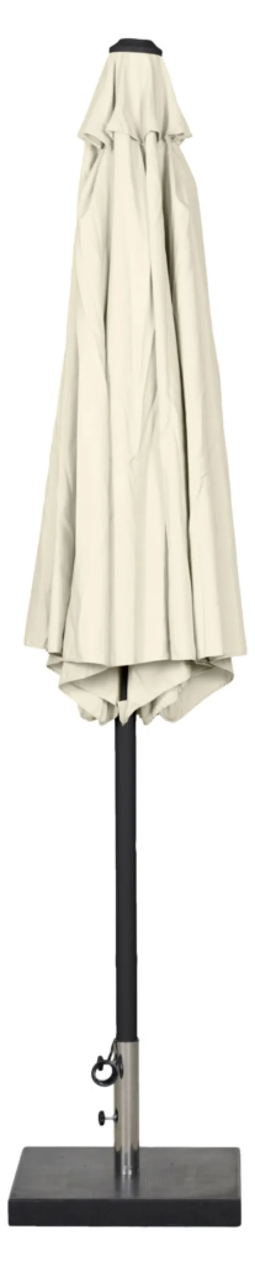 Hot Sunlife Parasoll Arizona beige m/sveiv og tilt Ø300 - ® Beige duk og svart stang