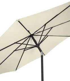 Hot Sunlife Parasoll Arizona beige m/sveiv og tilt Ø300 - ® Beige duk og svart stang
