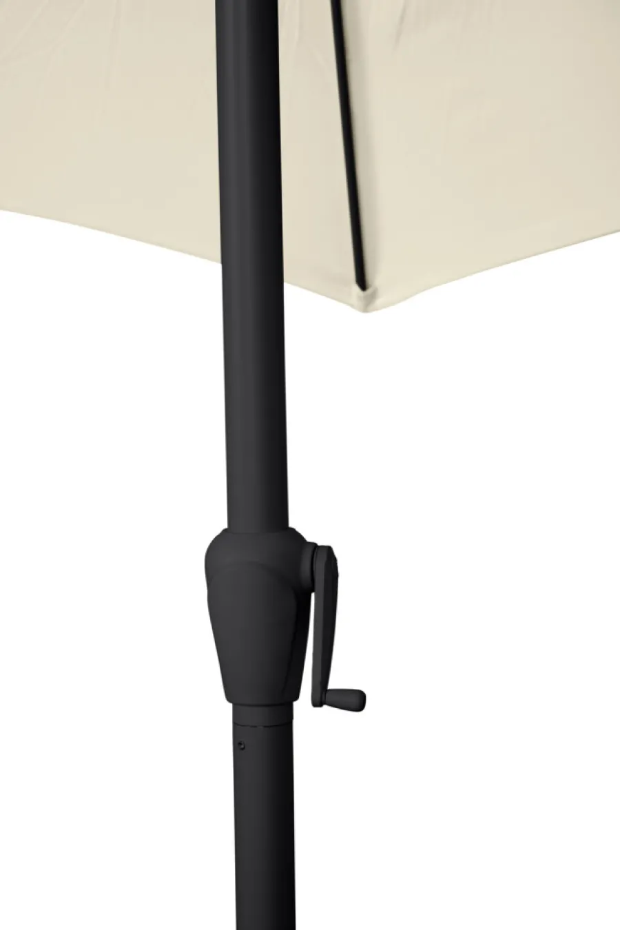 Hot Sunlife Parasoll Arizona beige m/sveiv og tilt Ø300 - ® Beige duk og svart stang