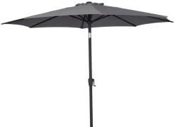 Hot Sunlife Parasoll Arizona grå m/sveiv & tilt Ø300 - ® Grå/Svart