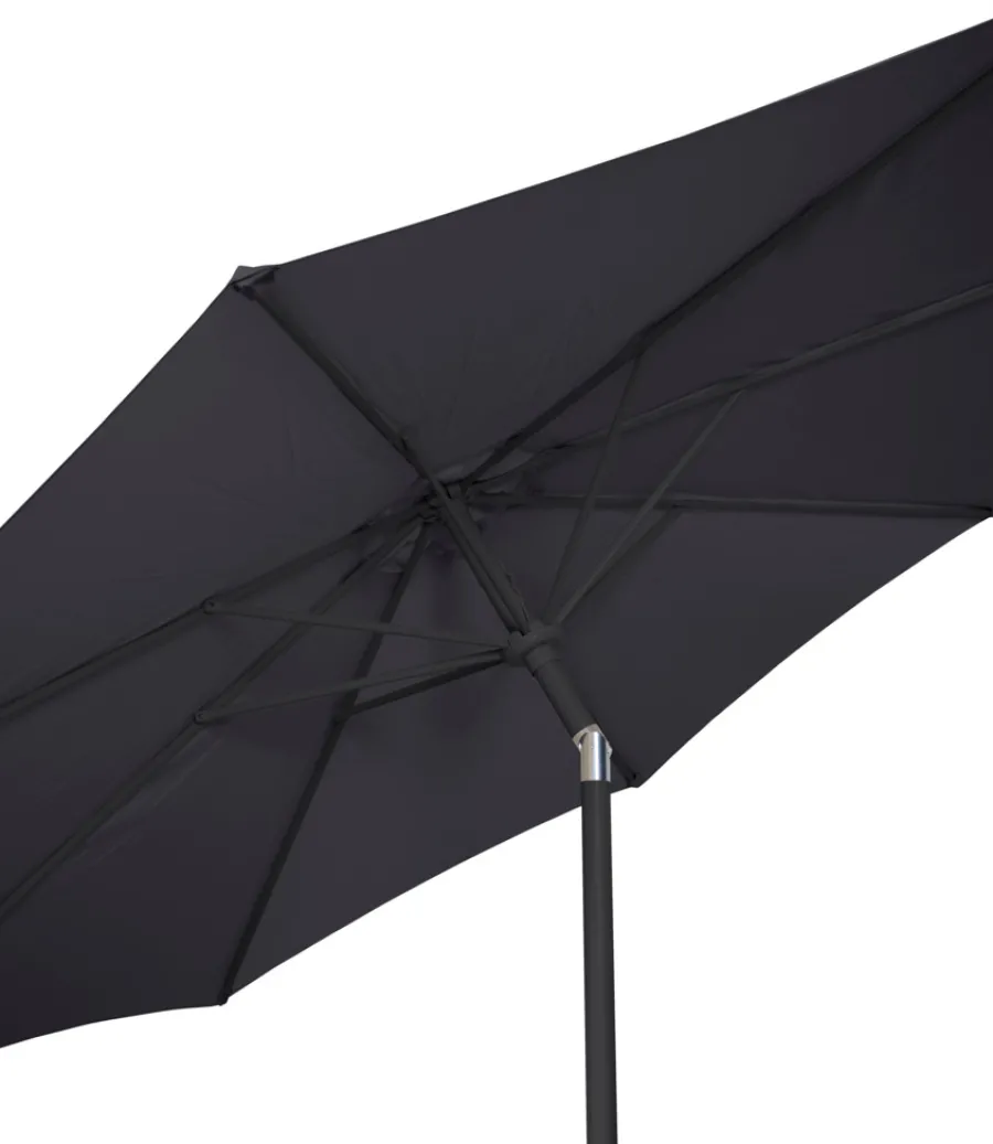 Outlet Sunlife Parasoll Arizona m/sveiv & tilt Ø300 - ® Svart