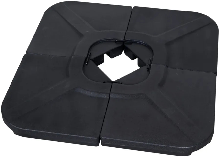 Best Sunlife Parasollfot Indiana svart plast - ®