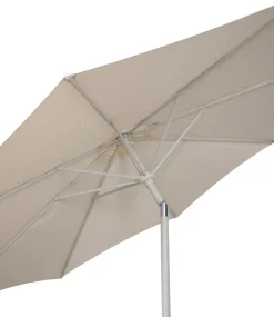 Clearance Sunlife Parasoll Nevada grå m/sveiv & tilt Ø 300 cm - ® Sandgrå