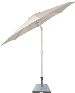 Clearance Sunlife Parasoll Nevada grå m/sveiv & tilt Ø 300 cm - ® Sandgrå