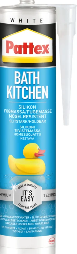Discount Pattex Easy Silikon hvit 300 ml