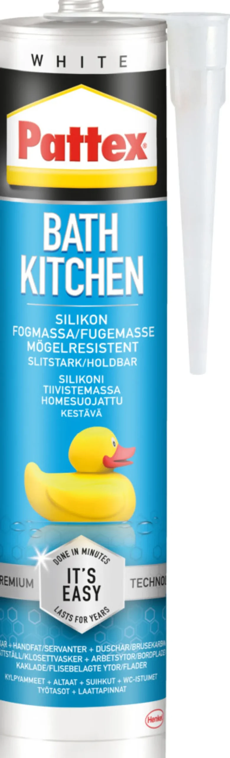 Discount Pattex Easy Silikon hvit 300 ml