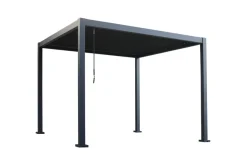 New Pergola 3 x 3 x 2,3 meter mørkegrå Mørkegrå RAL 7022
