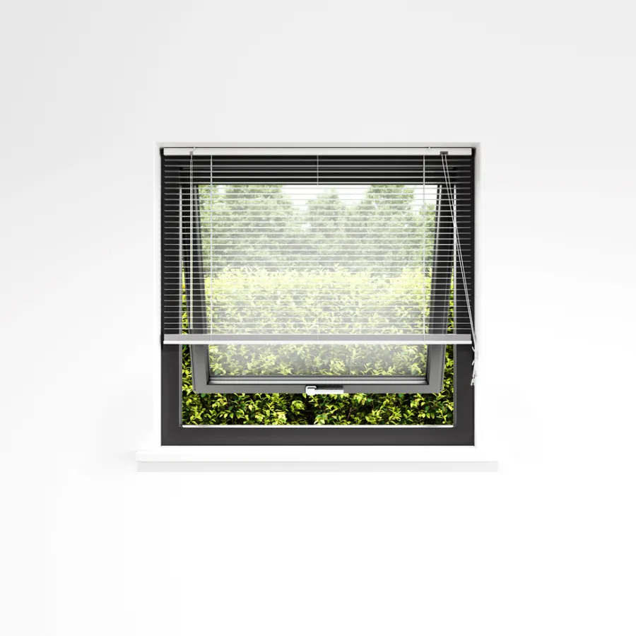 Outlet Persienne aluminium 110 x 130 cm Hvit