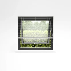 Persienne aluminium 90 x 130 cm Hvit