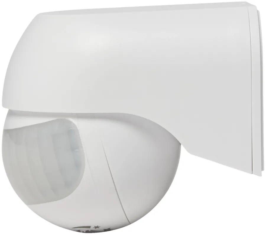 Hot Elworks PIR-sensor 180° innendørs/utendørs – Hvit