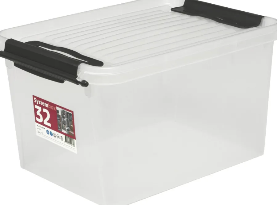 Online Plast1 oppbevaringsboks m/lokk klar - SystemBox 32