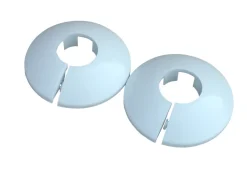 Outlet Plastrosett 3/8" hvit - 2 stk.