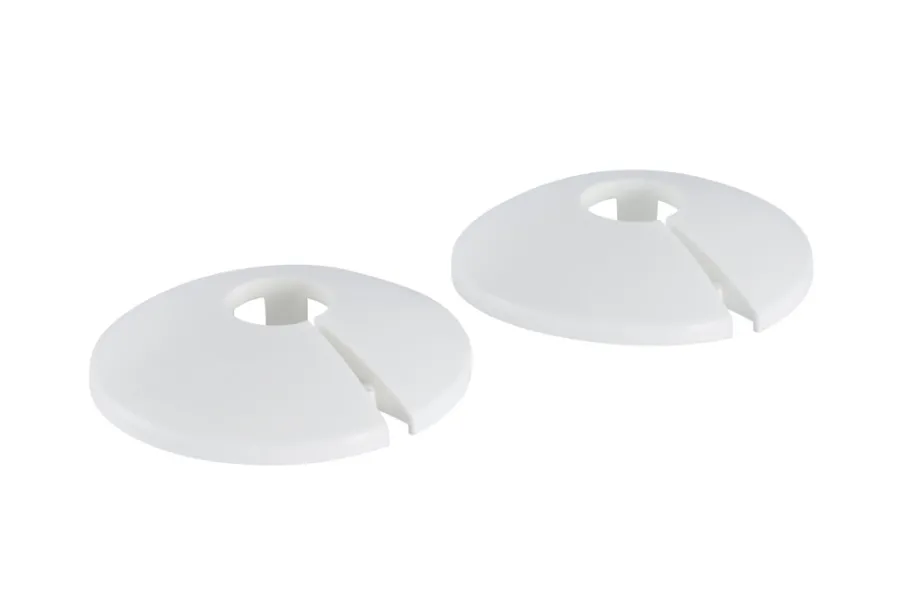 Hot Plastrosett 15 mm hvit - 2 stk.