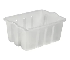 New Plast1 stablekasse klar/grå - StackBox 13