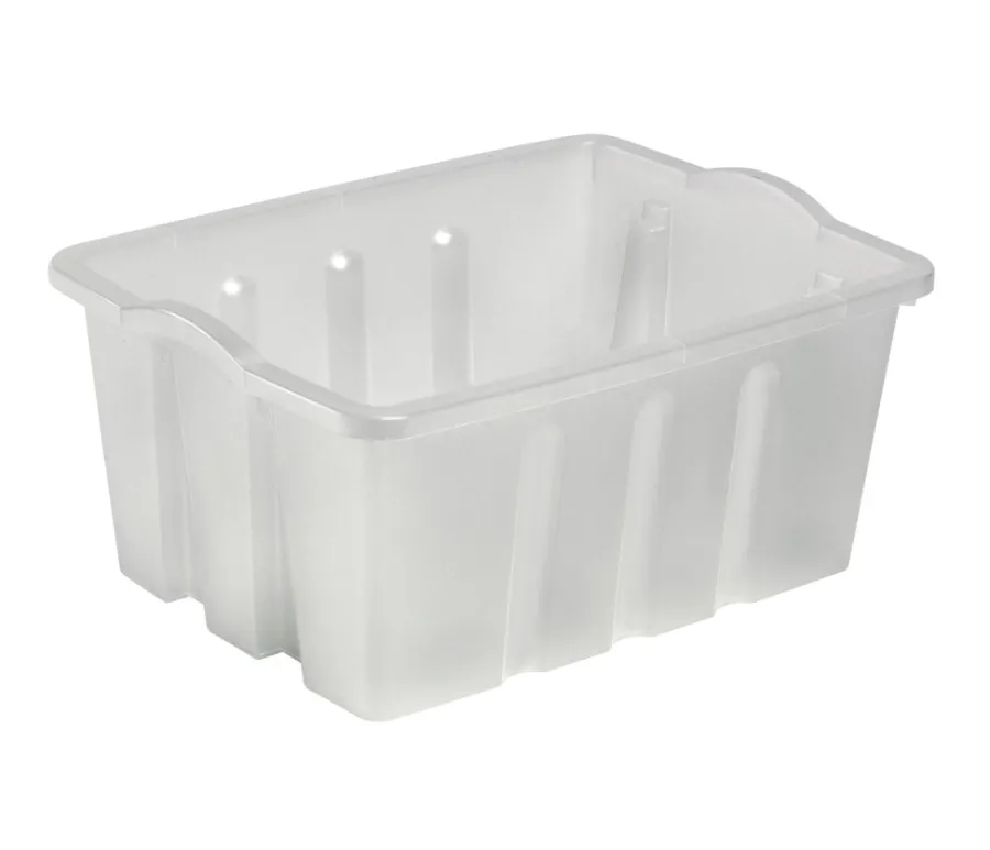 New Plast1 stablekasse klar/grå - StackBox 13