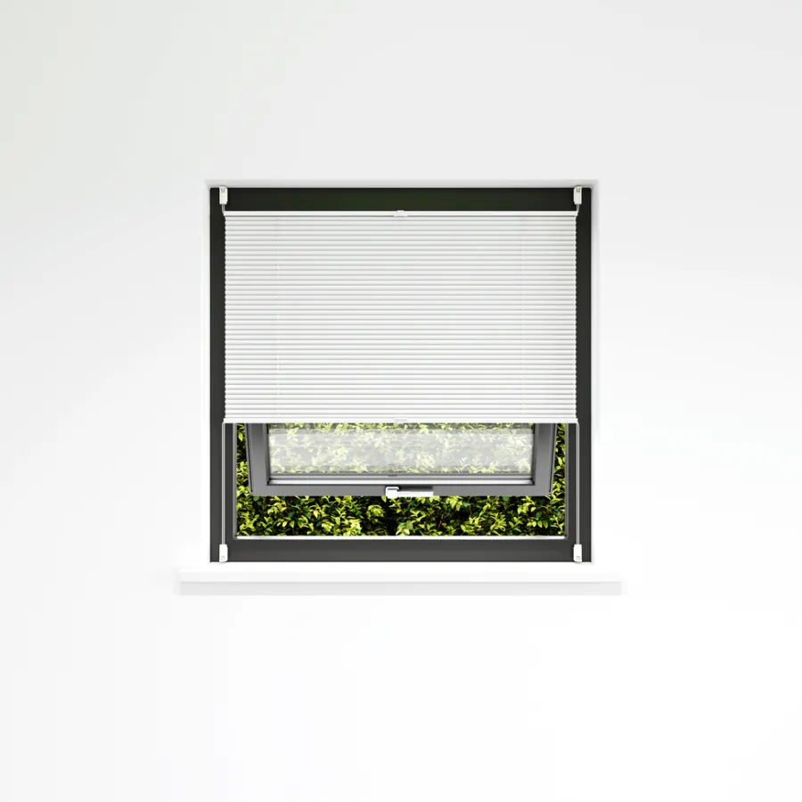 Sale Plisségardin Touch Up & Down 80 x 130 cm Hvit