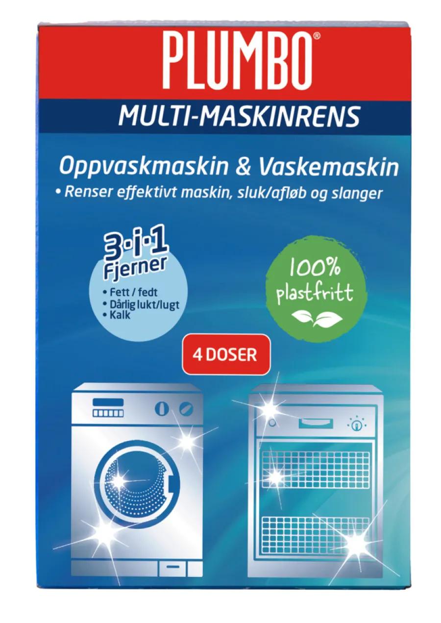 Hot Plumbo Multi-Maskinrens 4 poser