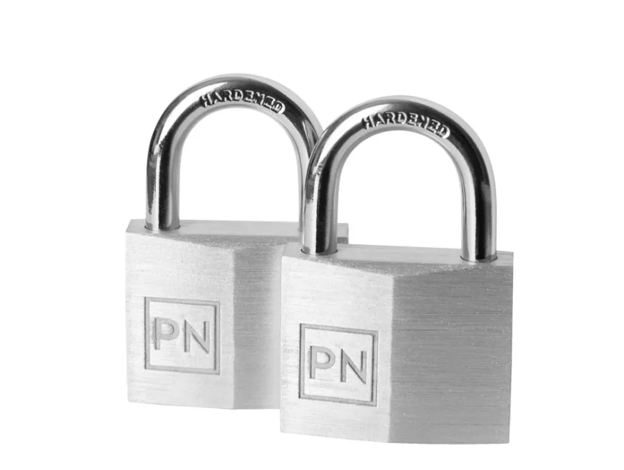Discount PN hengelås m/to nøkler 40 mm 2-pk.