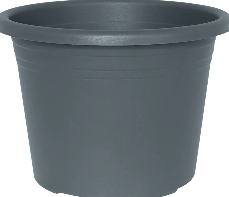 Potte Cylindro plast Ø12 cm Grå